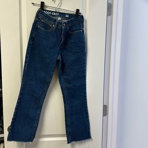 J. Crew Demi Boot Crop Jean, size 24